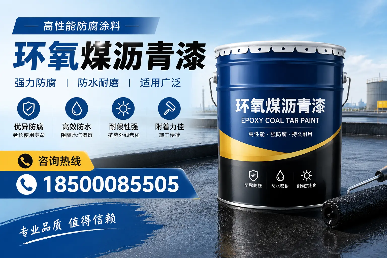 环氧煤沥青漆的主要成分与功能，呼伦贝尔用户深度了解
